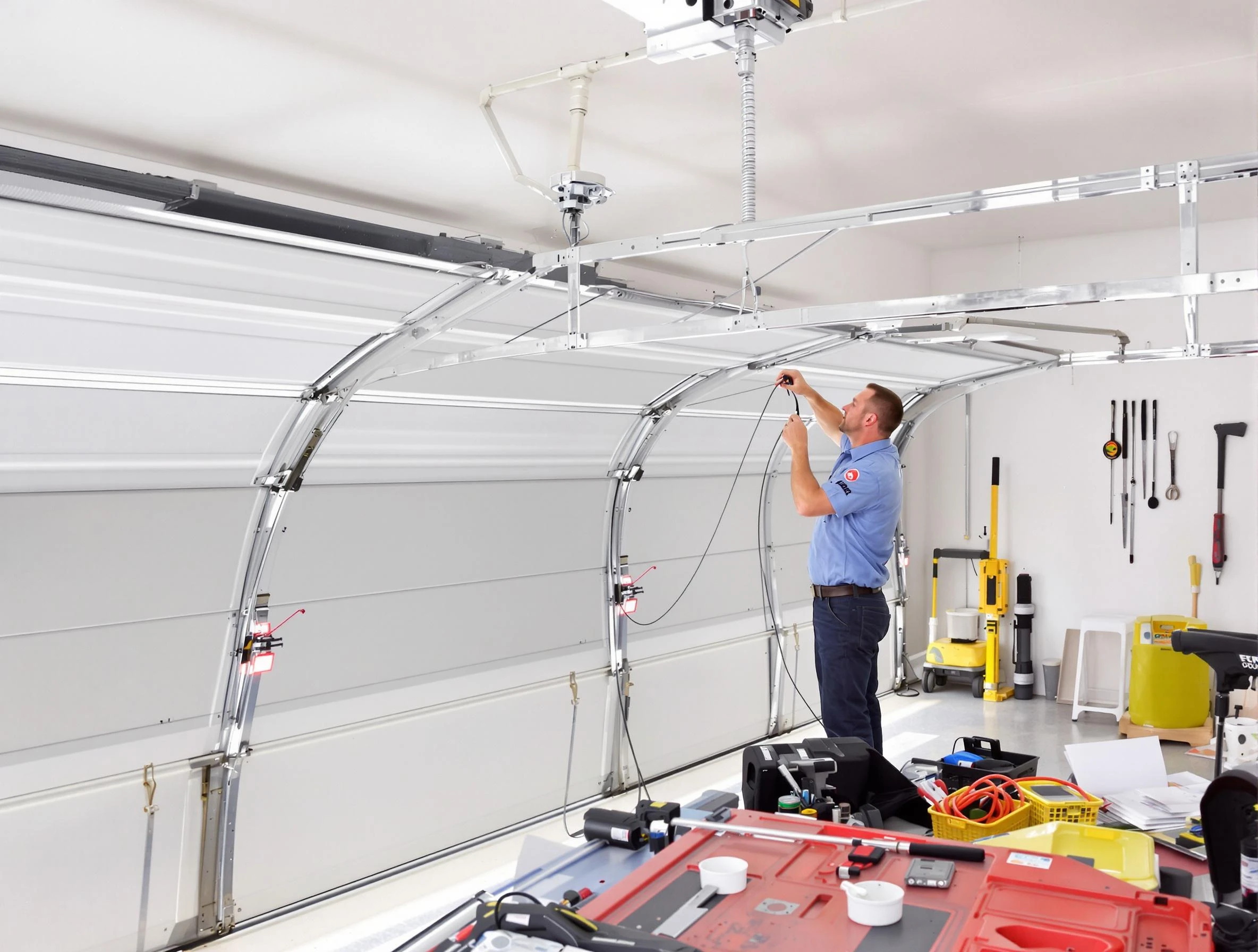 Garage door cable repair service by Casa Grande Garage Door Repair in Casa Grande